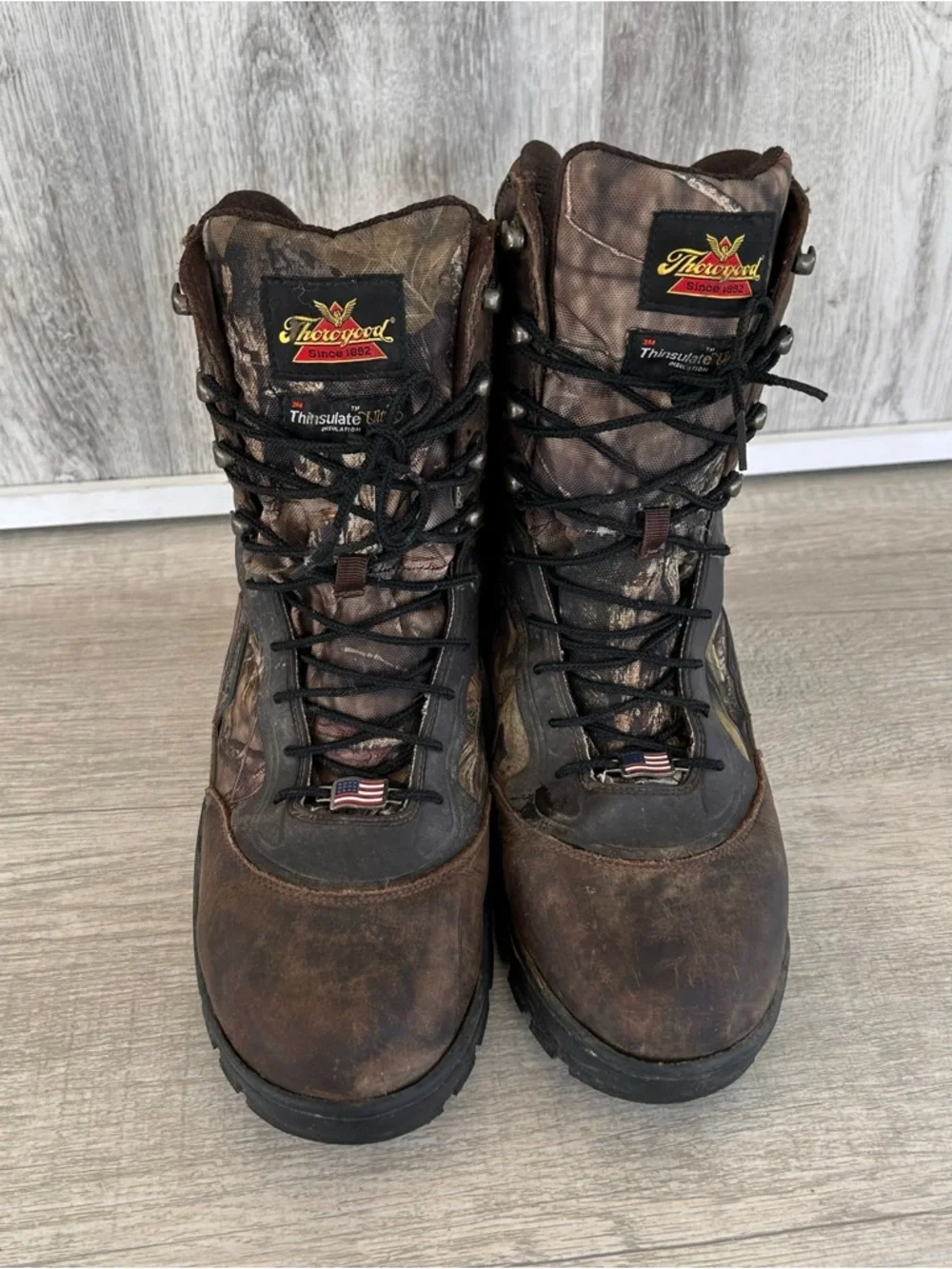 Thorogood Veracity Hunting Boots  Men's 10.5 Camo GTX Waterproof USA 8